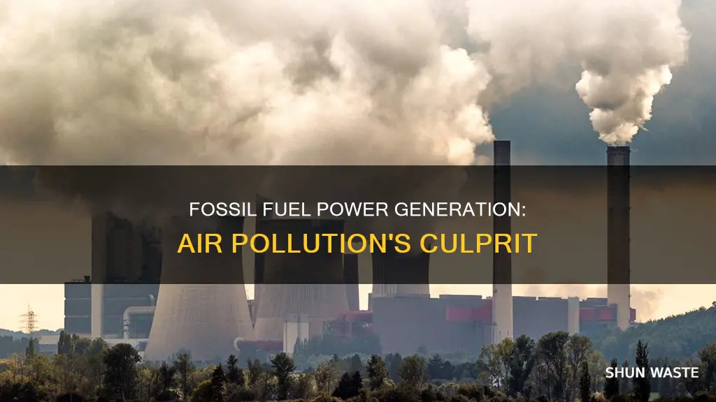which power generation can cause air pollution