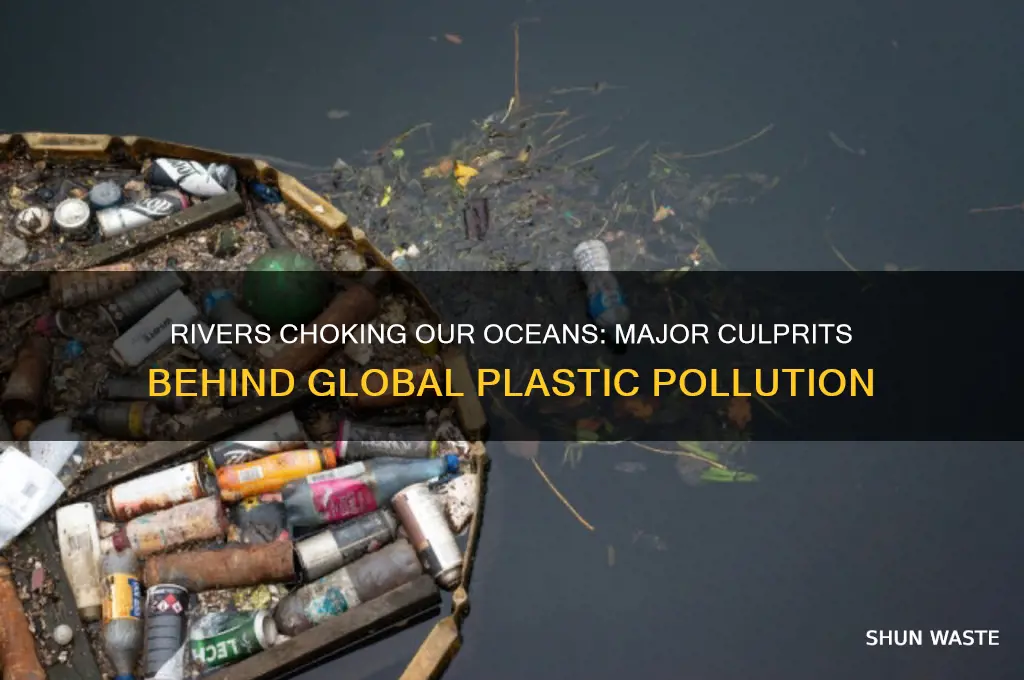 which rivers are responsible for plastic pollution