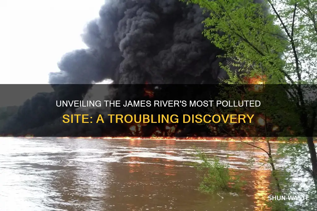 which site of the james river is the most polluted