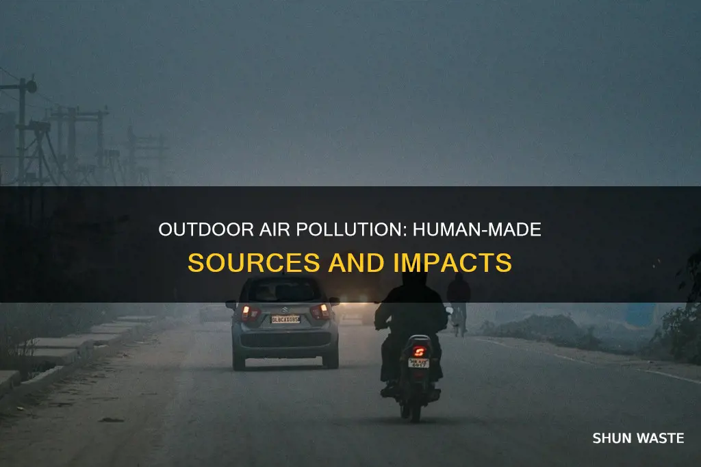which source of outdoor air pollution is anthropogenic