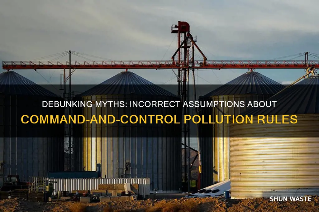 which statement about command-and-control pollution regulations is not correct