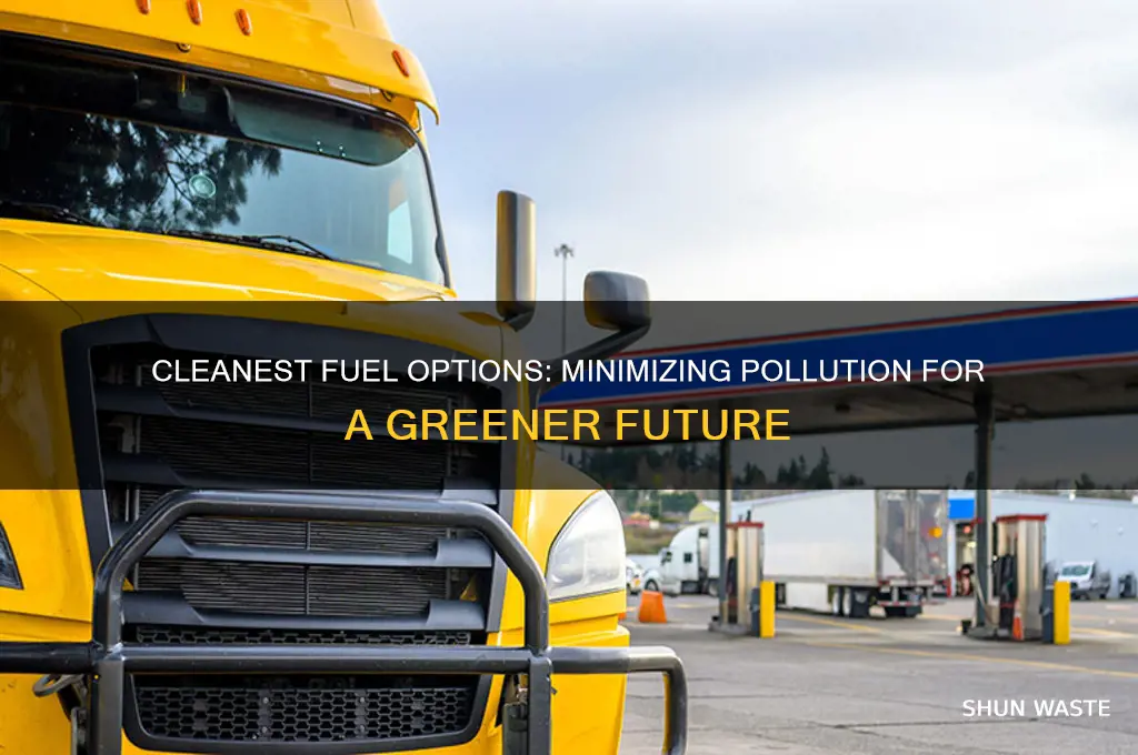 which type of fuel produces the least amount of pollutants