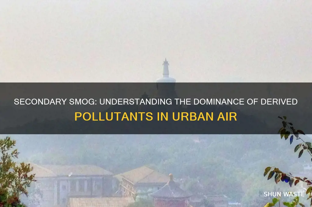 which type of smog largely consists of secondary pollutants