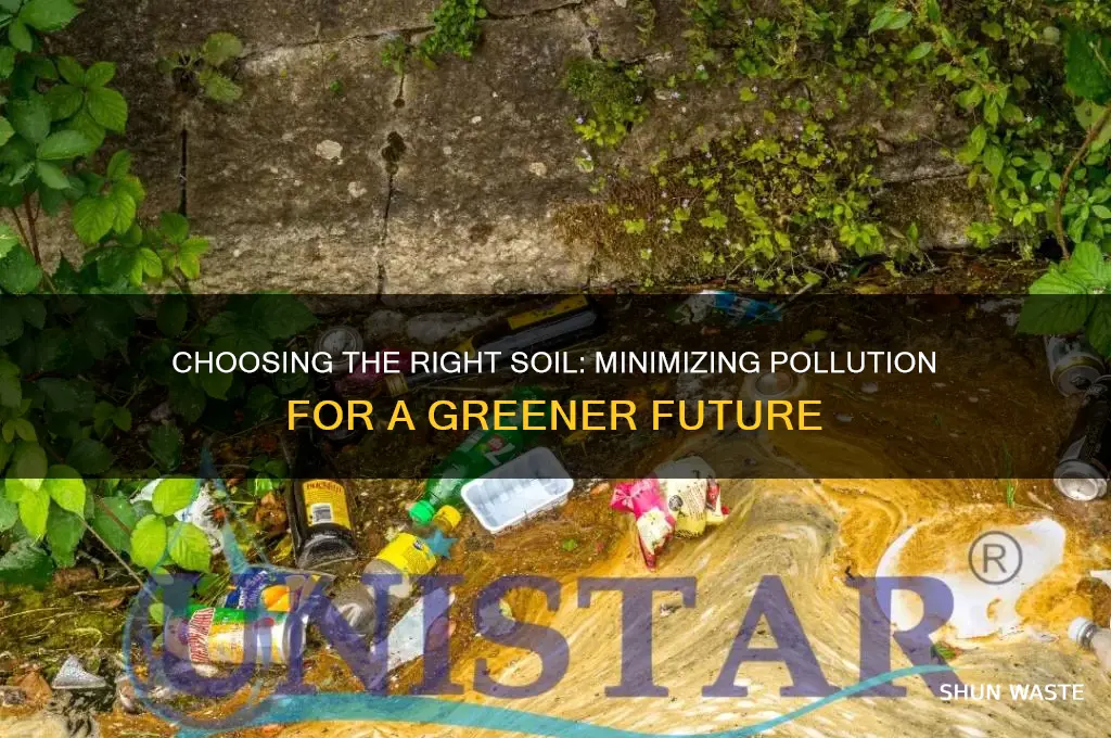 which type of soil would be least for pollution