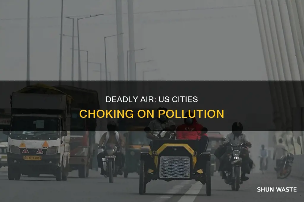 which us cities have death related to air pollution