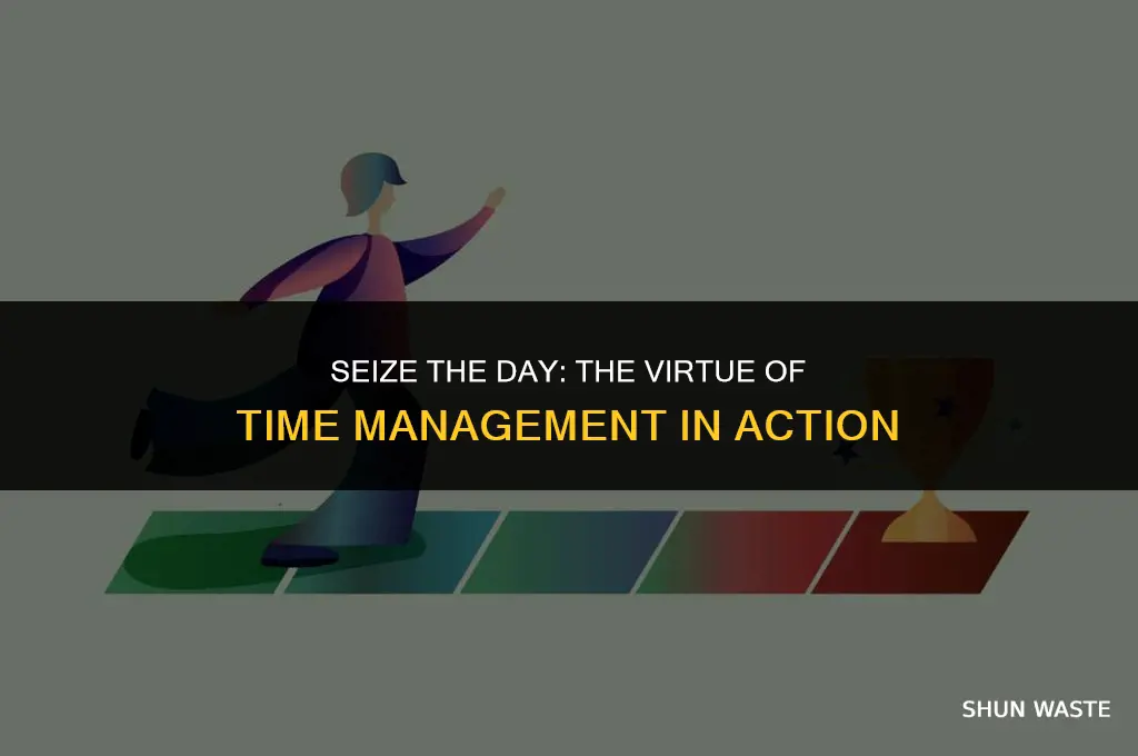 which virtue is all about not wasting time