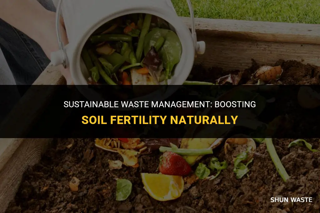 which waste management method contributes to soil fertility