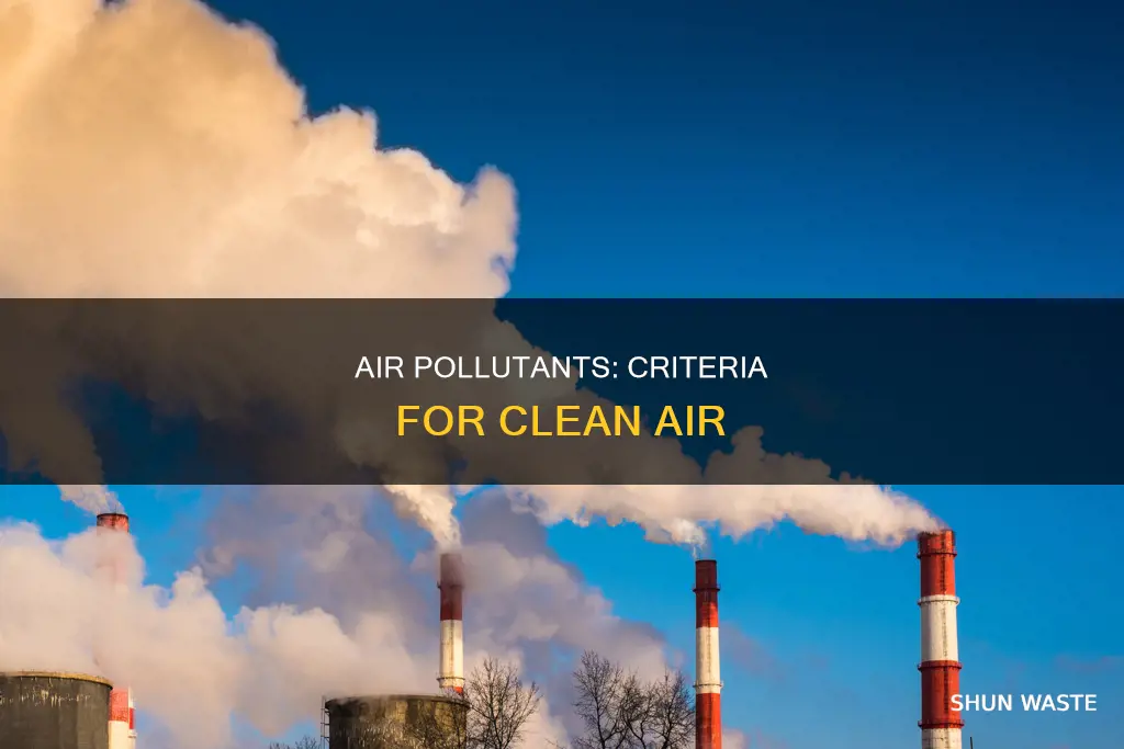 who air pollutants criteria