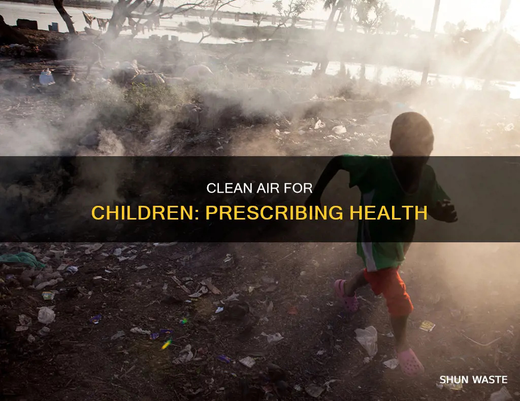 who air pollution and child health prescribing clean air
