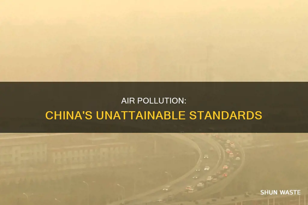 who air pollution limits are unattainable in china