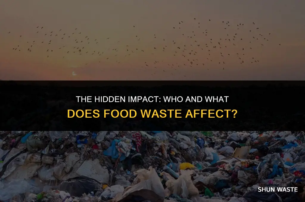 who and what does food wasts affect