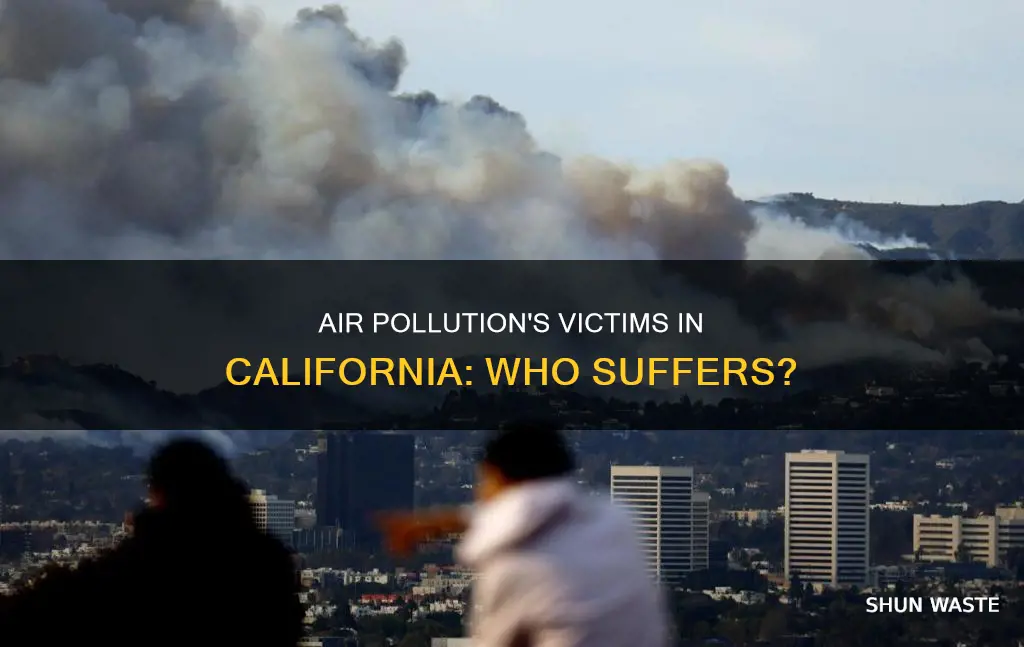 who are affected by air pollution in california