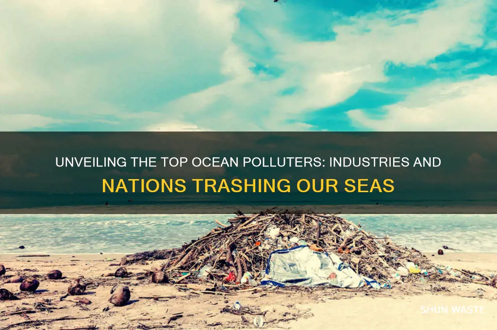 who are the leading polluters of ocean waters