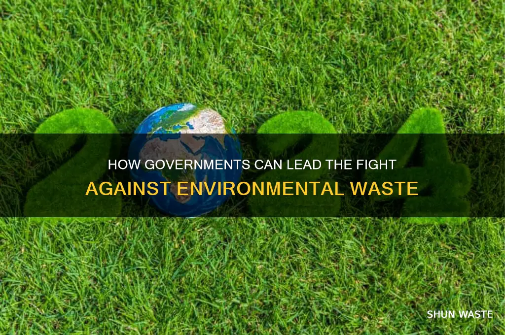 who can government help decrease waste in the environment