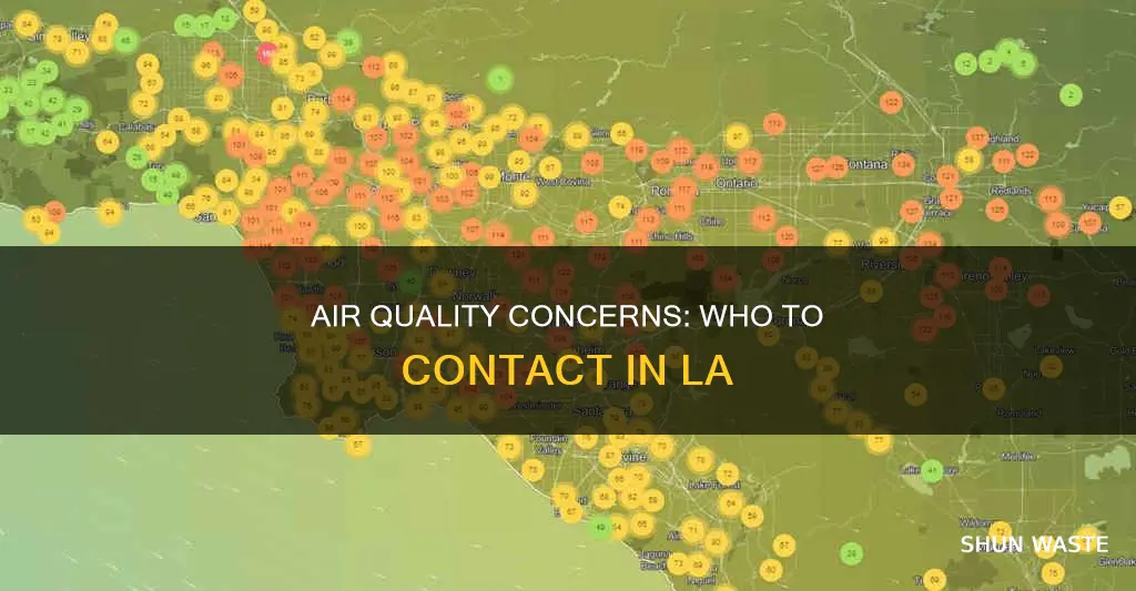 who can i contact about la air pollution