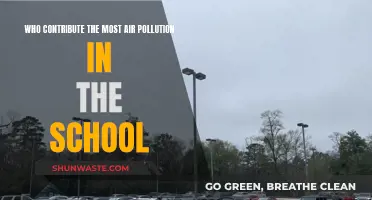 Students, Teachers, or Staff: Who Pollutes School Air?