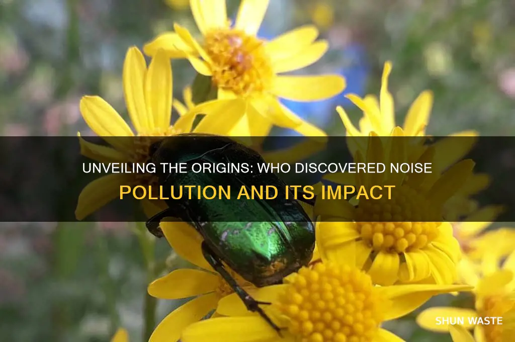 who discovered noise pollution