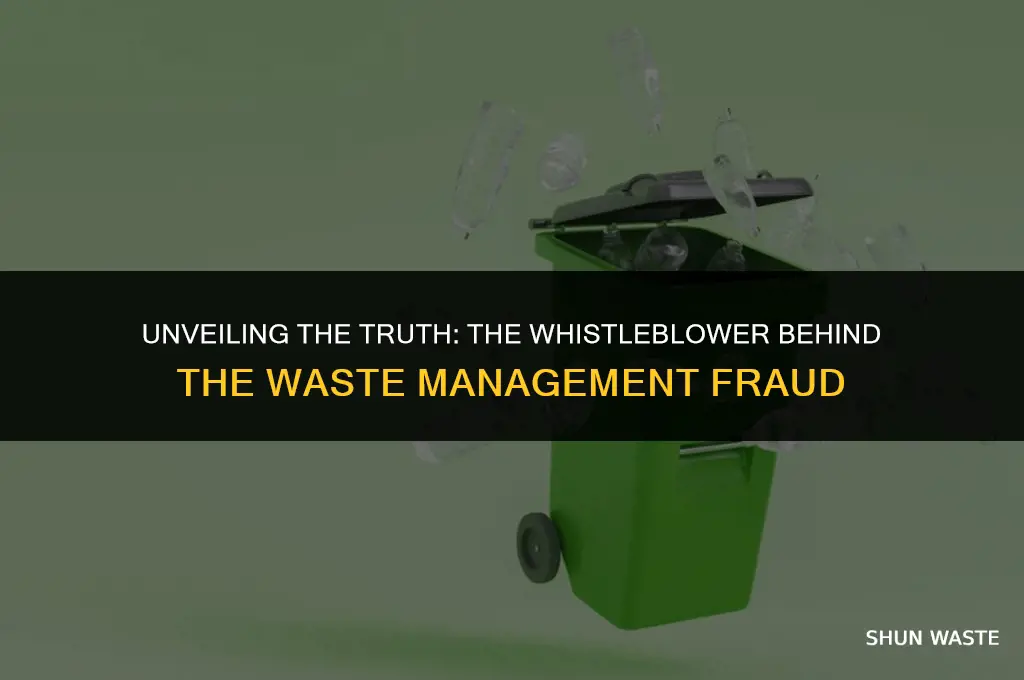 who discovered the waste managment fraud