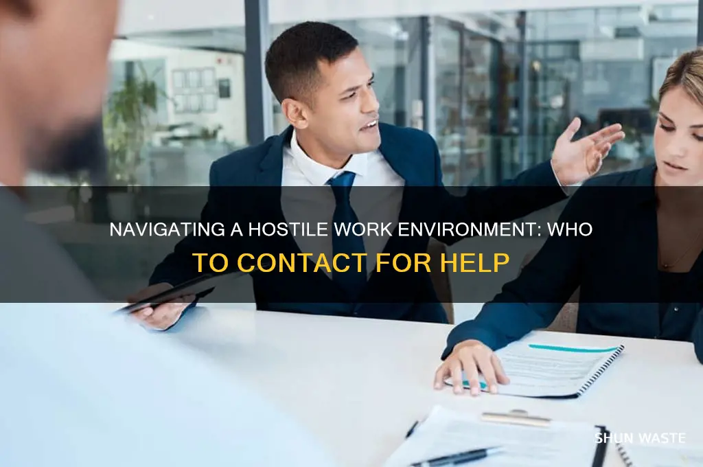 who do i call about a hostile work environment
