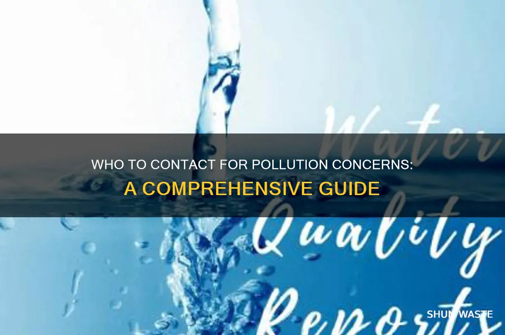 who do i call about pollution
