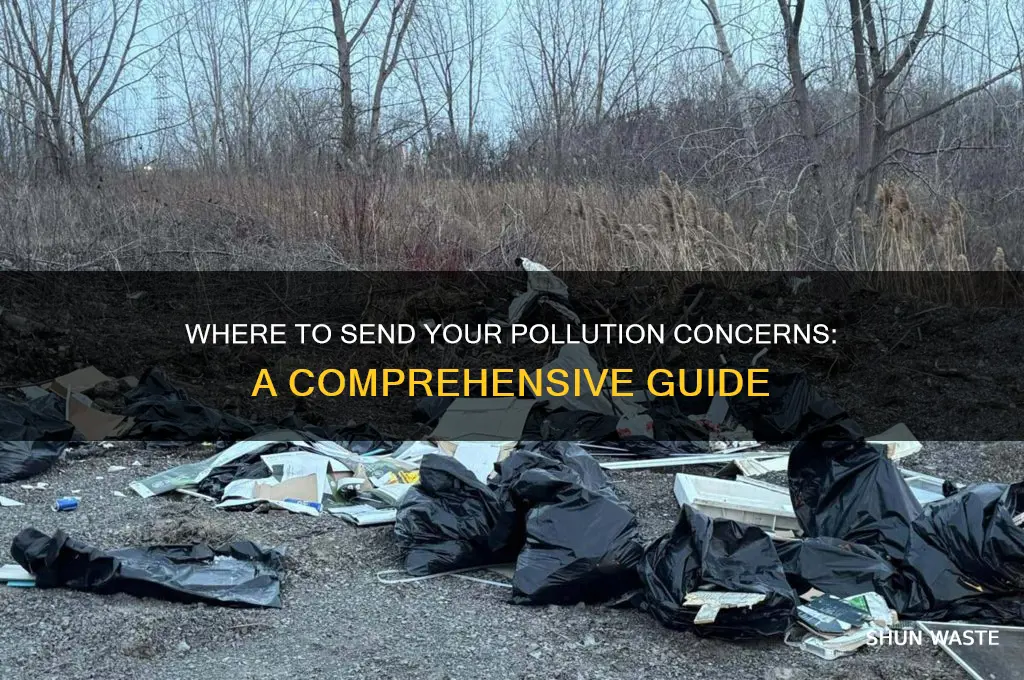who do i send letter about pollution