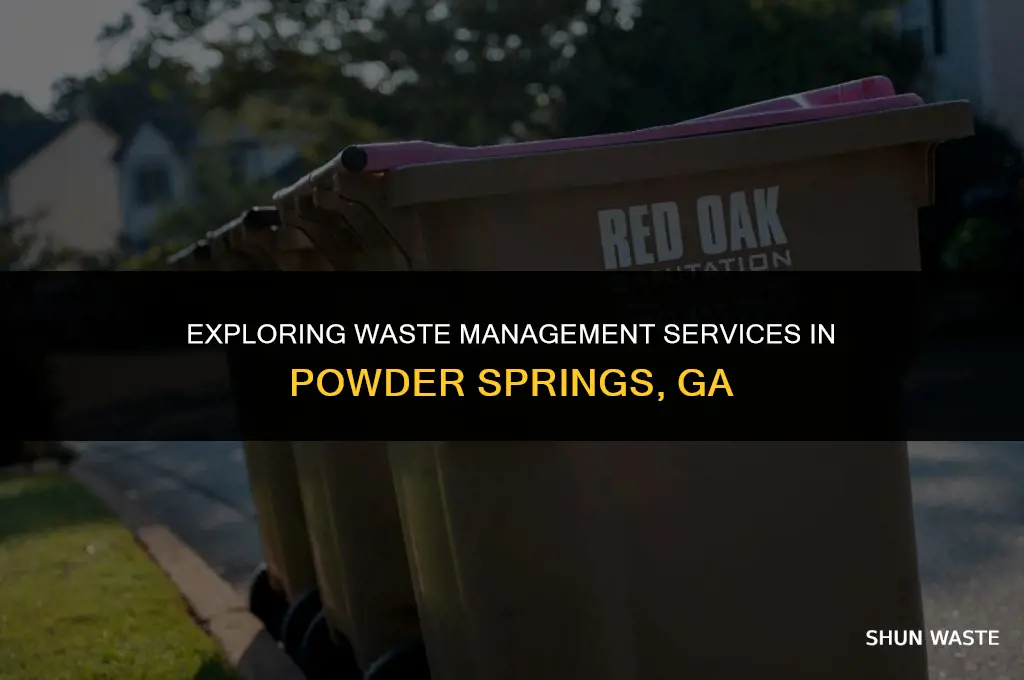 who does waste management in powder springs ga