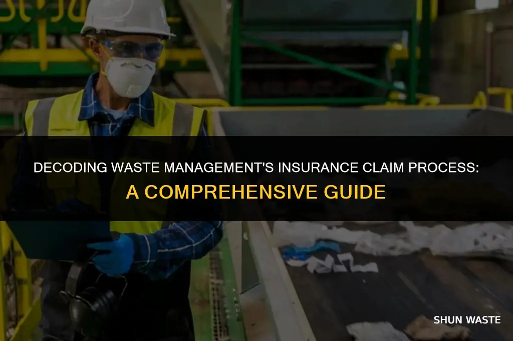who does waste management use for a insurance claim