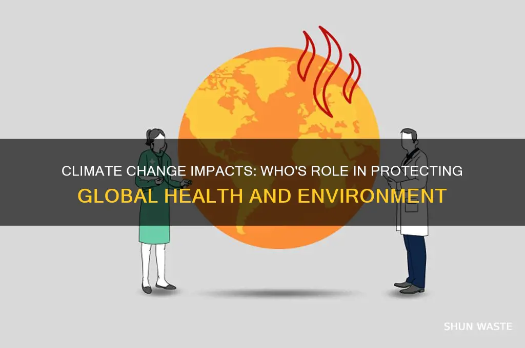 who environment climate change and health