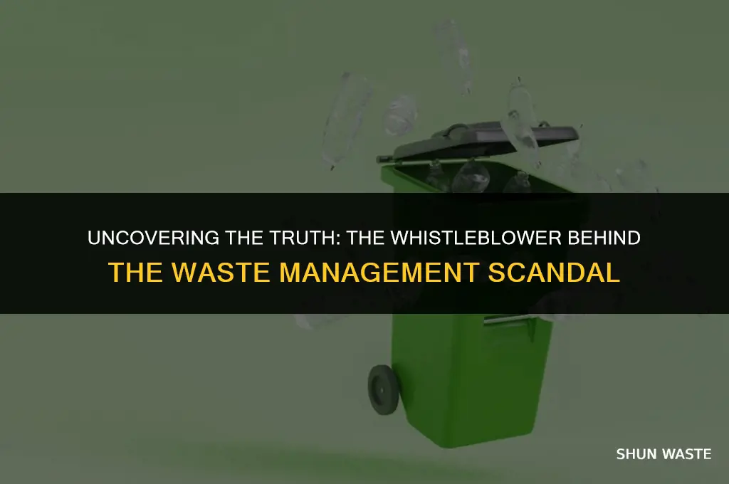 who exposed waste managment scandal
