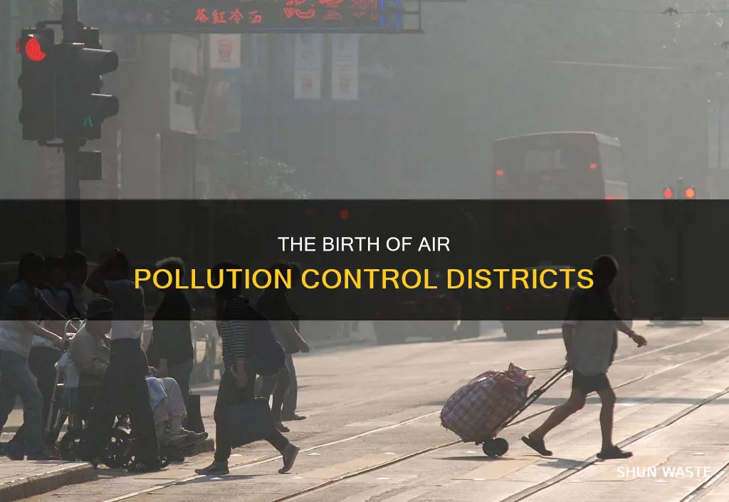 who founded the air pollution control district