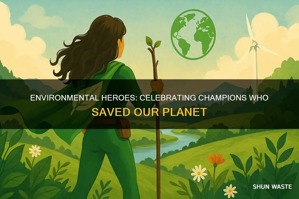 who has helped to save the environment