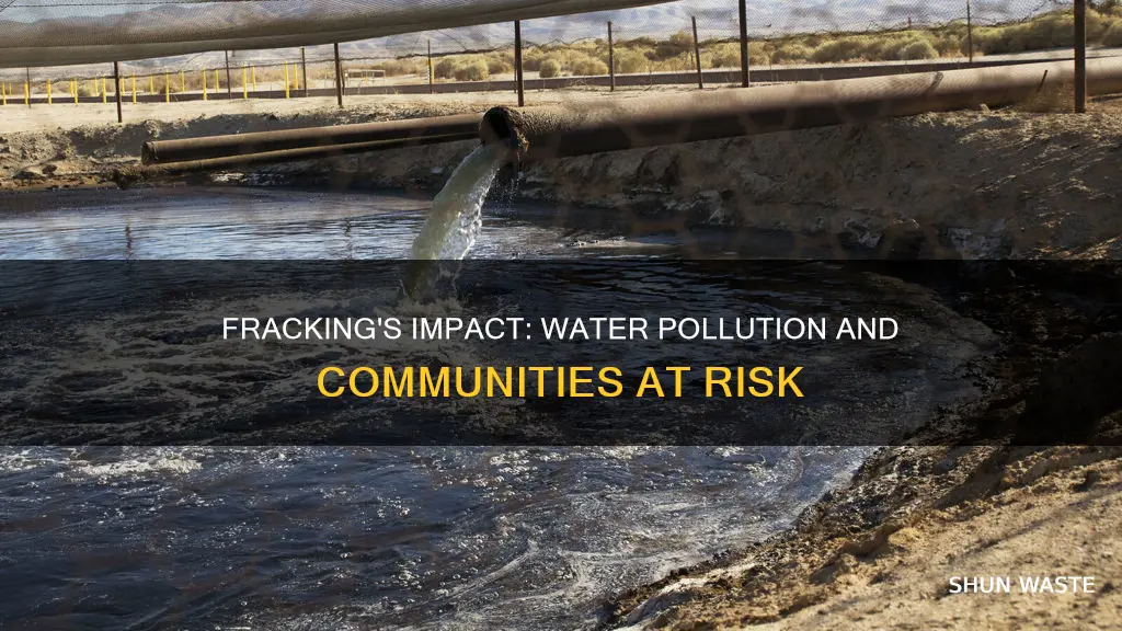 who is affected by fracking and water pollution