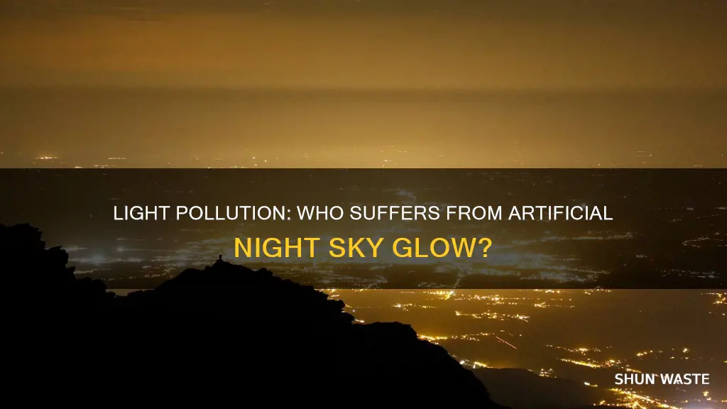 who is affected by light pollution