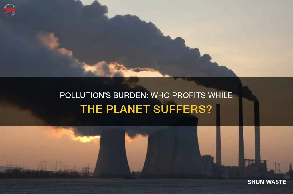 who is benefitting from the burden of pollution