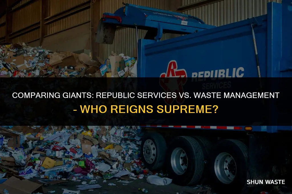 who is better republic services or waste management