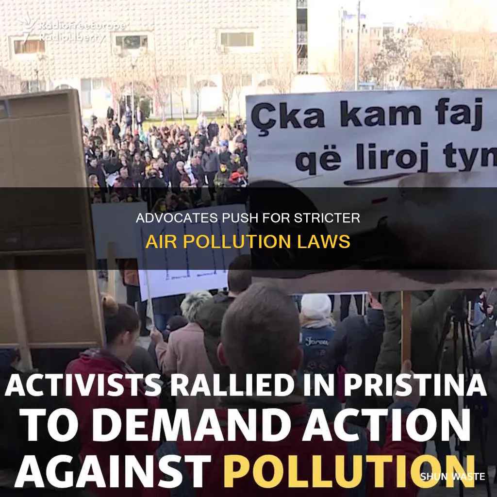who is fighting for stricter air pollution laws