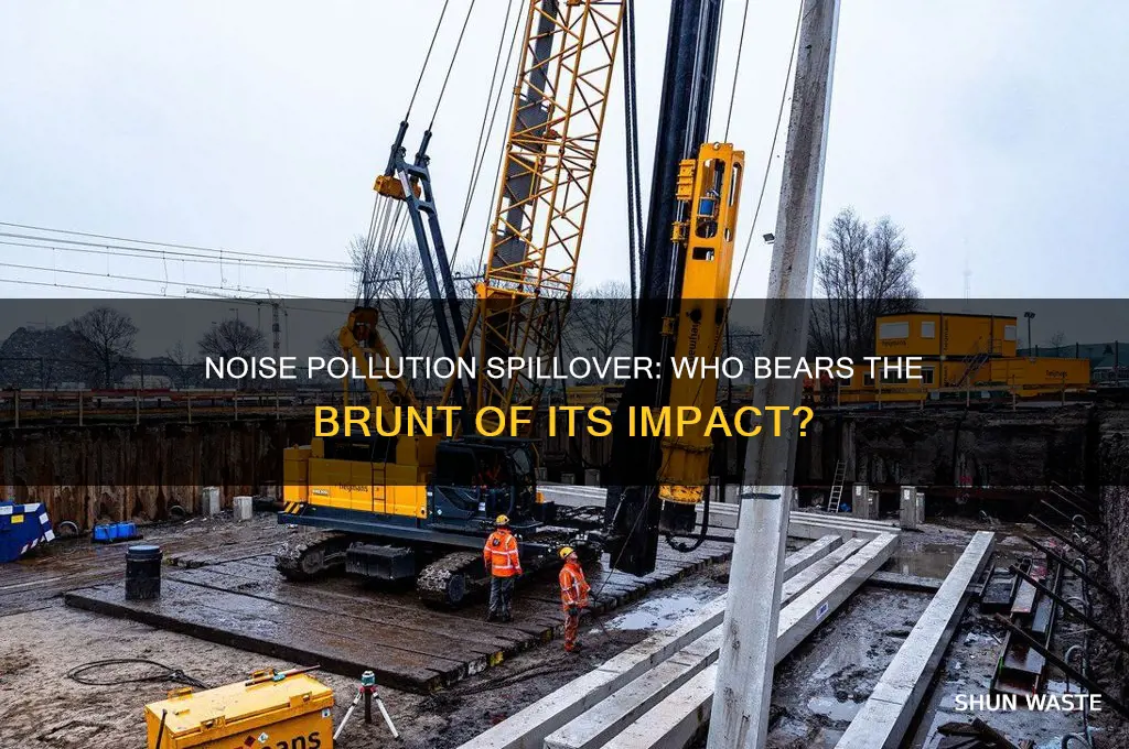 who is most impacted by spillover effects of noise pollution