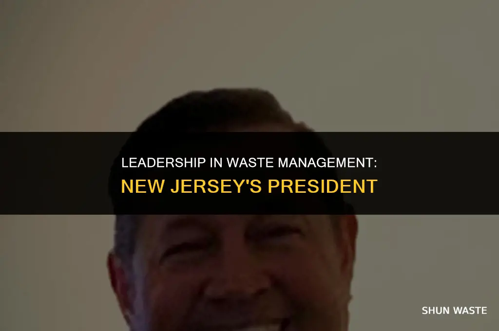 who is president of waste management in nj