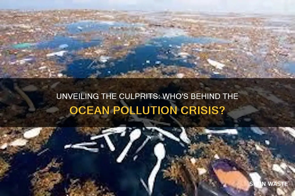 who is responsible for ocean pollution
