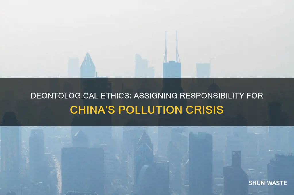 who is responsible for pollution in china deontology