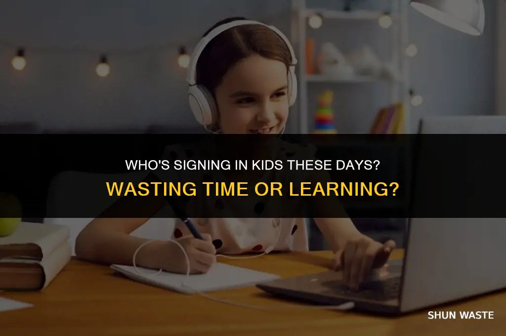 who is sinign in kids these days wasting time