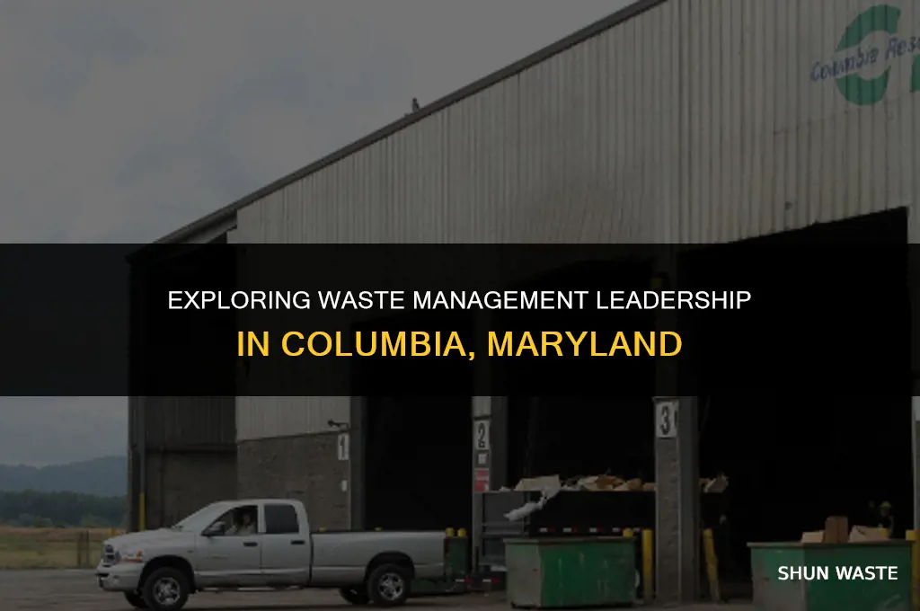 who is the manager of waste management in columbia md