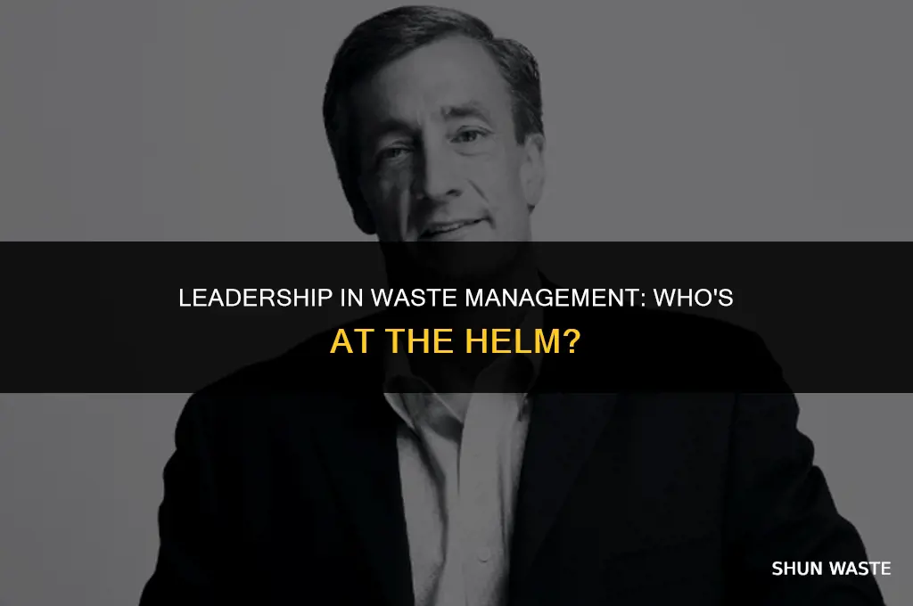 who is the president of waste management