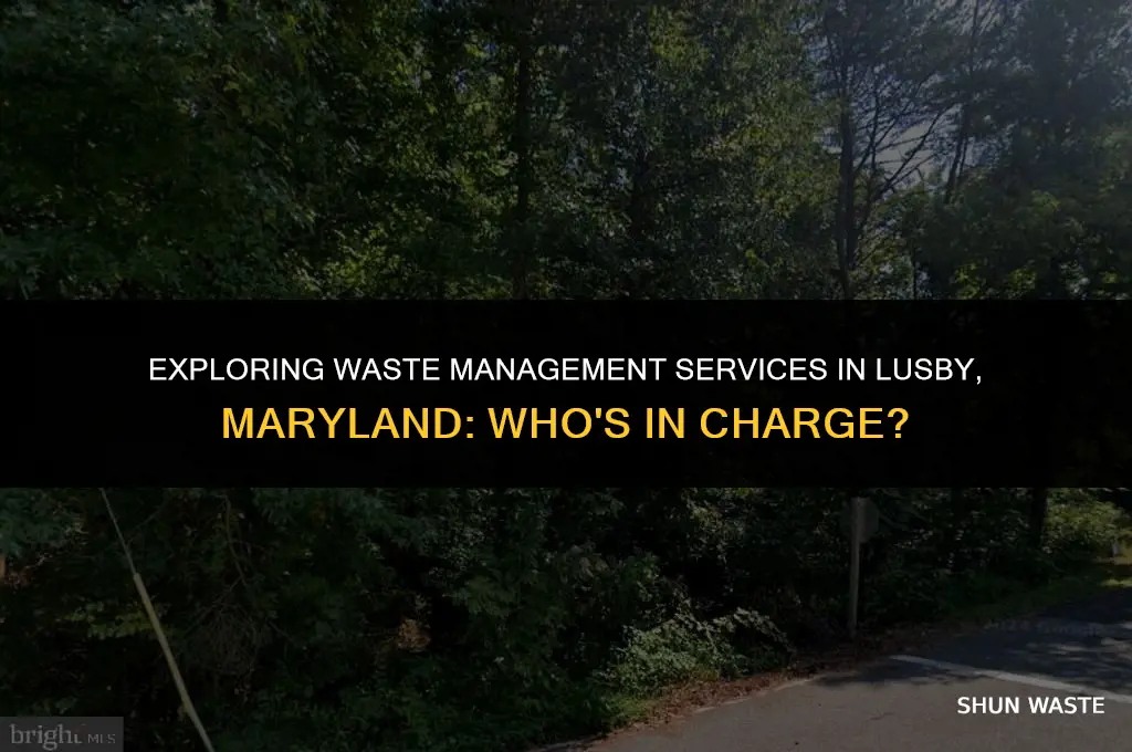 who operates waste management in lusby maryland