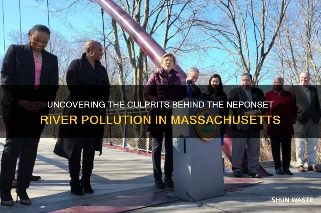 who polluted the neponset river in mass