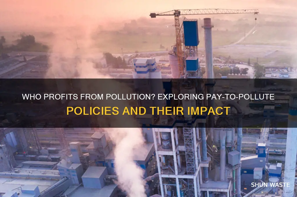 who requires firms to pay to pollute