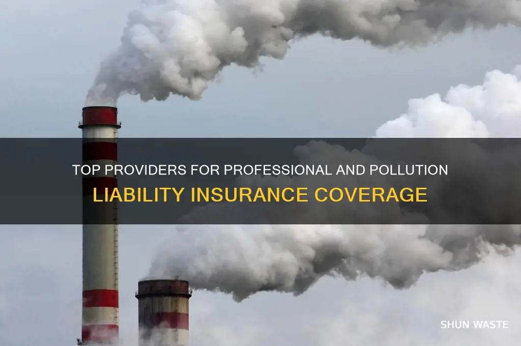 who sells professional liability insurance and pollution liability insurance