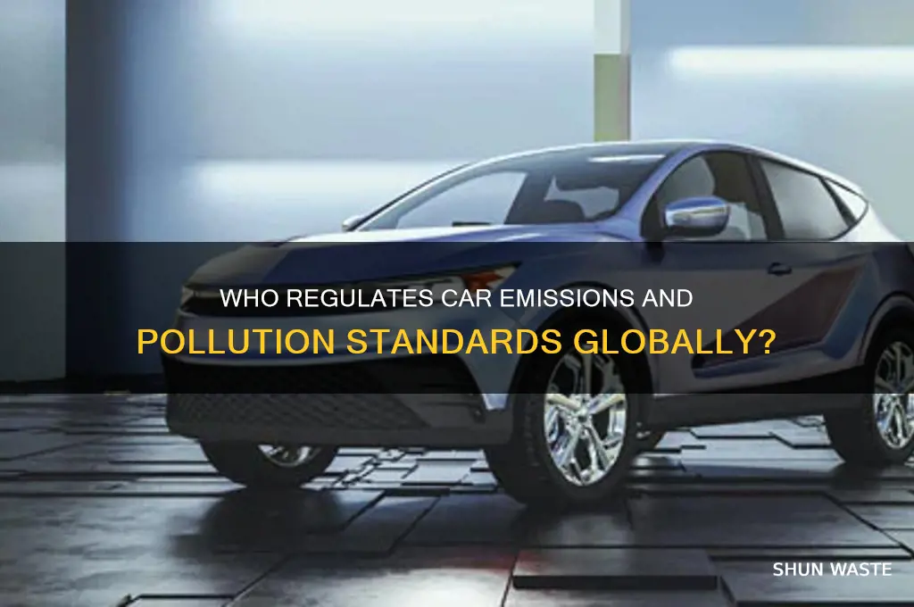 who sets specific standards for car emissions and pollution