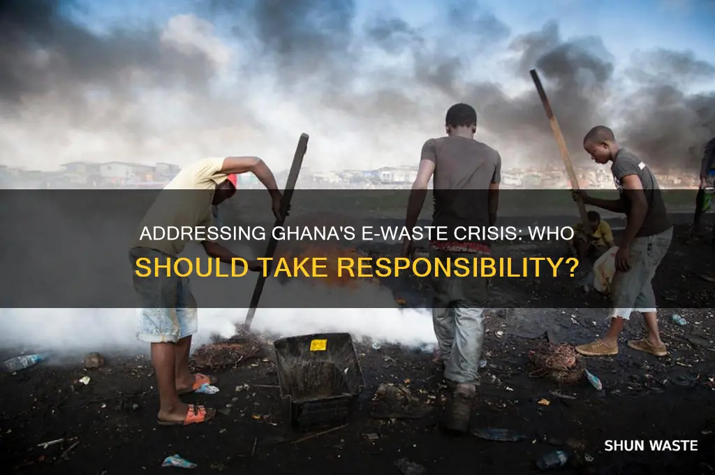 who should do for the e-waste pollution in ghana