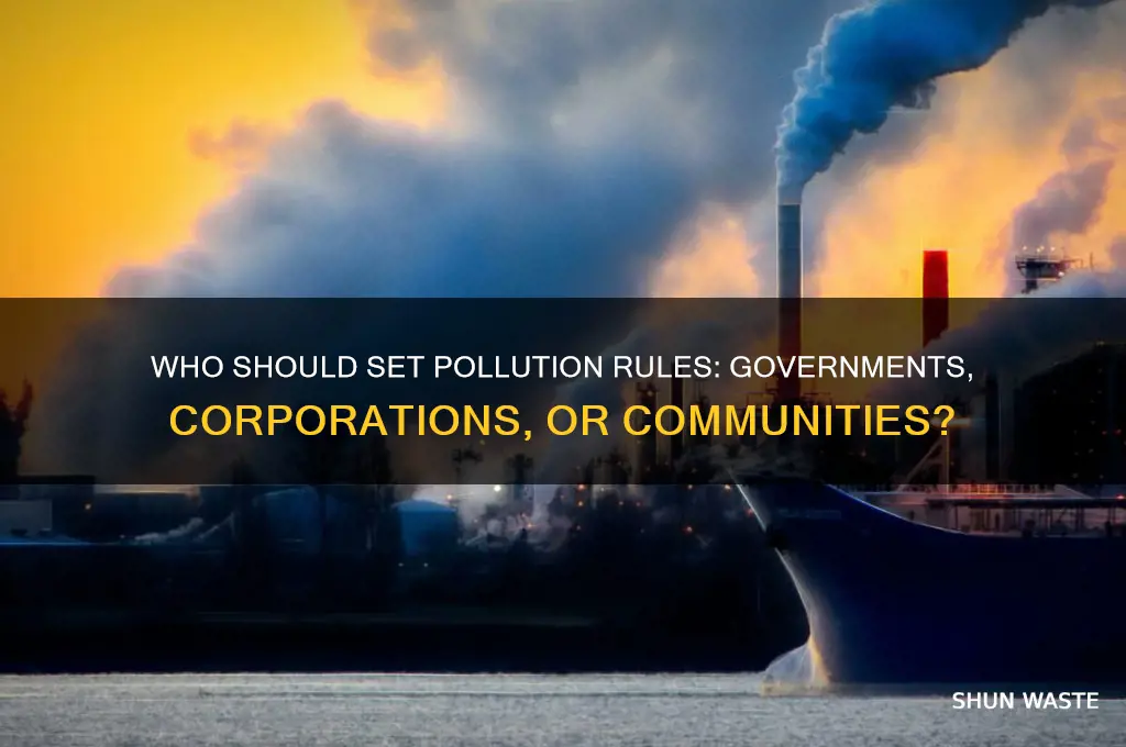 who should make the rules pollution rules